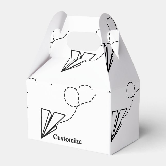 Caixinha De Lembrancinhas Thunder_Cove Voadora do Plano de Papel (Frente)