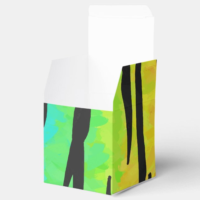 Caixinha De Lembrancinhas Tigre Impressão (Aberto)