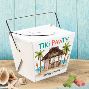Caixinha De Lembrancinhas Tiki Pawty Tropical Dog Party Doggy Treats