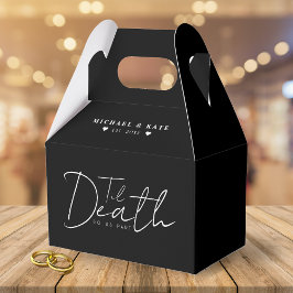 Caixinha De Lembrancinhas Til Death Nos Parte Do Casamento Negro