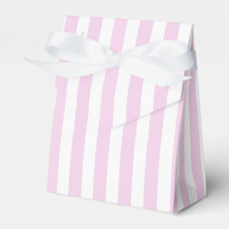 Caixinha De Lembrancinhas Tiras de doces brancas, cor-de-rosa claro