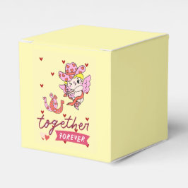 CAIXINHA DE LEMBRANCINHAS TOGETHER FOREVER COUNTRY STYLE 