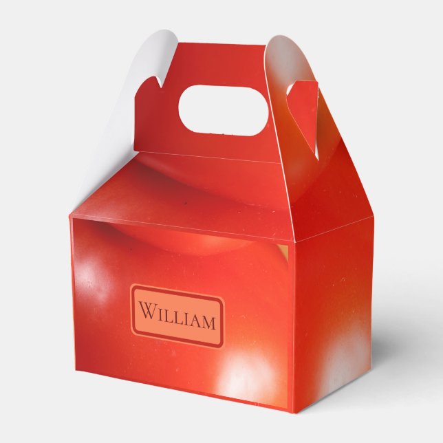 Caixinha De Lembrancinhas Tomates vermelhos frescos empilhados (Frente)