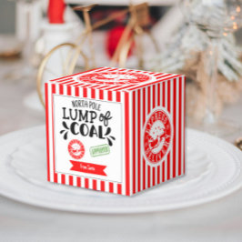 Caixinha De Lembrancinhas Torrão de Carvão divertida festa de Natal surpresa
