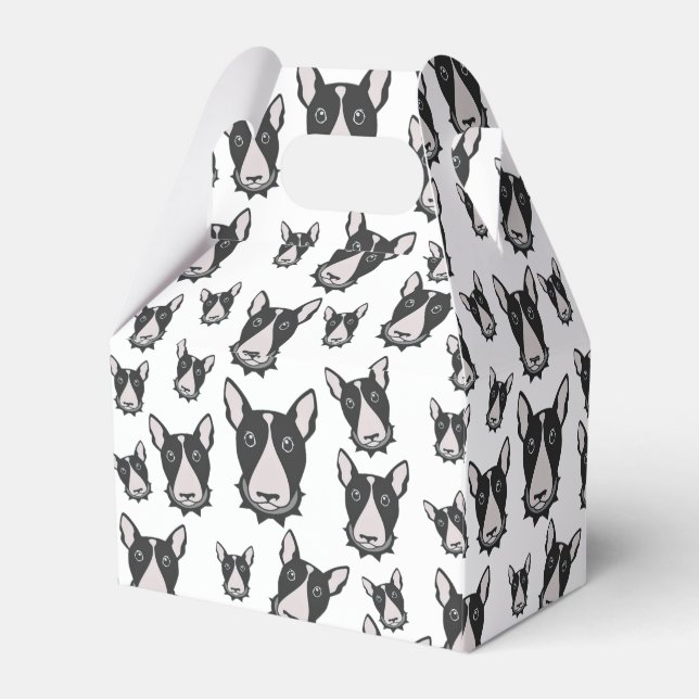 Caixinha De Lembrancinhas Touro Terrier Duplo Tome! Cachorro Adorável (Verso)