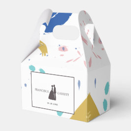 Caixinha De Lembrancinhas Traço Colorido do Pincel