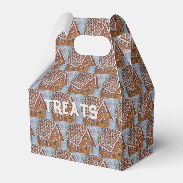 CAIXINHA DE LEMBRANCINHAS TRATADOS COM GINGERBREAD (Frente)