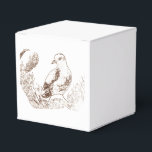 Caixinha De Lembrancinhas Travesseiro Qrasel Birds Sepia<br><div class="desc">Cada presente da coleção de aves Qrasel é dedicada à bondade e cuidado com o planeta, amor pela natureza, comunicação com aves mágicas, animais e plantas. Suas adoráveis Caixas de Favor vão agradar a você e aos seus entes queridos todos os dias. Sorria na sua nova compra! E isso não...</div>