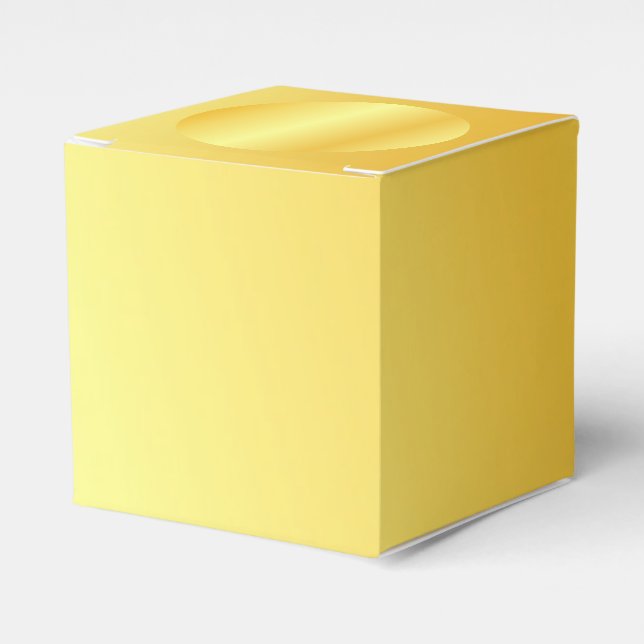 Caixinha De Lembrancinhas Trendy Faux Dourado Metálico Parece Elegante Moder (Frente)