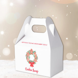 Caixinha De Lembrancinhas Troca de cookies de Natal de Férias