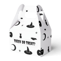 Truque de Halloween ou bolsa de tratamento