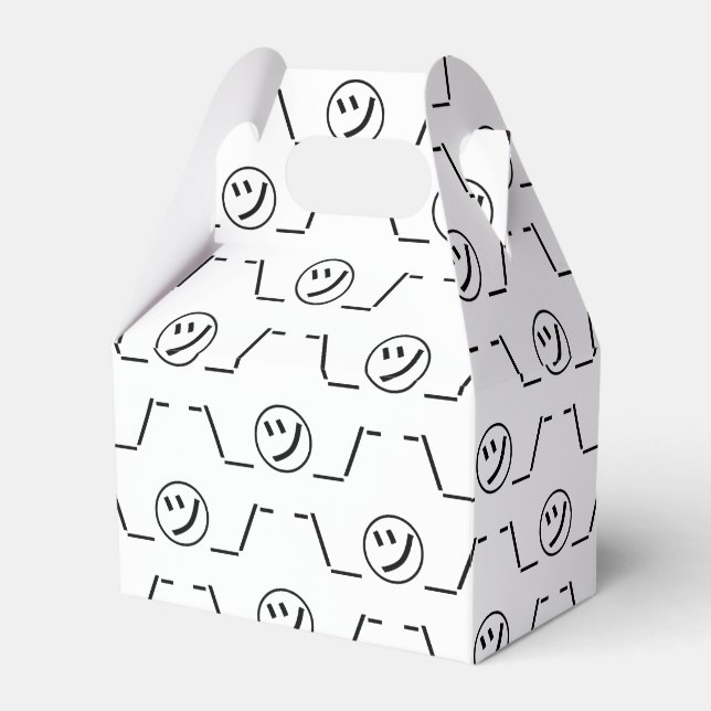 Caixinha De Lembrancinhas Tsu Kana Shrug Emoticon ¯\_ ㋡_/ movimento Japonês  (Frente)