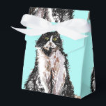 Caixinha De Lembrancinhas Tuxedo Cat Black White Cats Aniversário Turquoise<br><div class="desc">Tuxedo Cat Black White Cats Birthday Turquoise Cake Box. Um produto glorioso feito de minhas pinturas de aquarela originais.</div>
