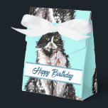 Caixinha De Lembrancinhas Tuxedo Cat Black White Cats Birday Cake<br><div class="desc">Tuxedo Cat Black White Cats Birthday Turquoise Cake Box. Um produto glorioso feito de minhas pinturas de aquarela originais.</div>