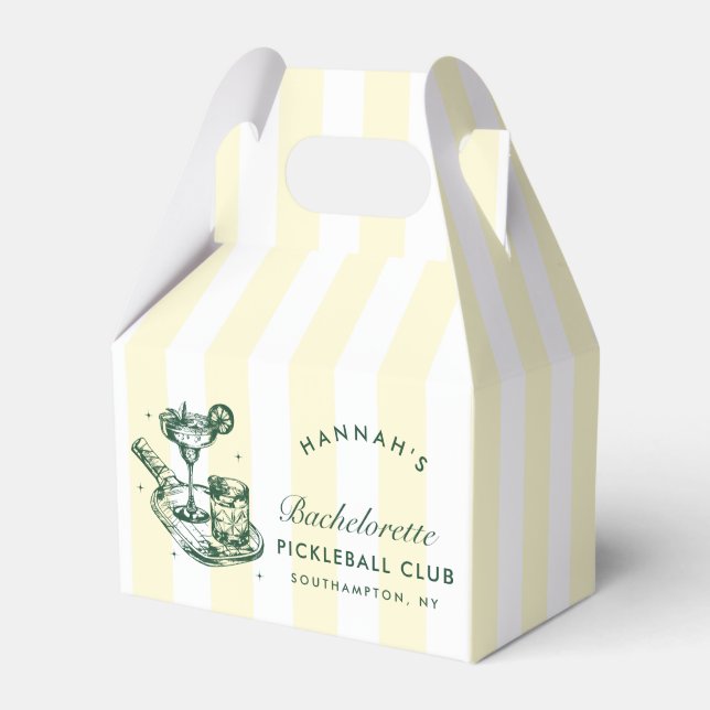 Caixinha De Lembrancinhas Último Balanço Antes do Ring Pickleball Bach Weeke (Frente)