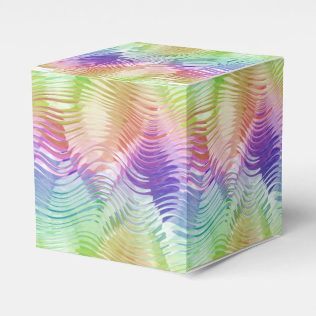 Caixinha De Lembrancinhas ultradeluxo de onda de chuva: (Frente)