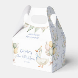 Caixinha De Lembrancinhas Um Bobo ganha primeiro aniversario de Blue Sage Bo