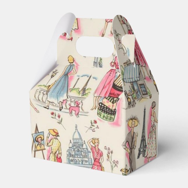 Caixinha De Lembrancinhas Um dia em Paris (Frente)