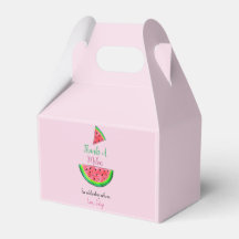 Um em um melão no primeiro aniversário Favor Box