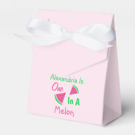 Caixinha De Lembrancinhas Um Em Um primeiro aniversario De Melão