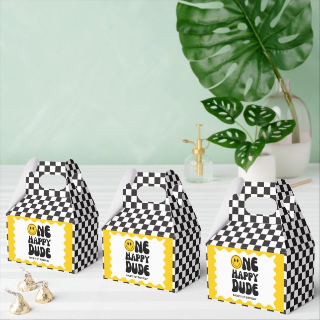 Caixinha De Lembrancinhas Um Feliz Cara Feliz Primeiro Aniversário (Múltiplo)