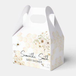 Caixinha De Lembrancinhas Um Pequeno Chá de fraldas De Abelhas De Mel