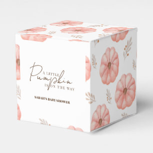 Caixinha De Lembrancinhas Um Pequeno Chá de fraldas De Abóbora