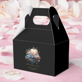 Caixinha De Lembrancinhas Um Pequeno Chá de fraldas De Pumpkin Watercolor