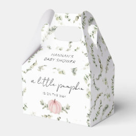 Caixinha De Lembrancinhas Um Pequeno Pumpkin está no caminho do Chá de frald