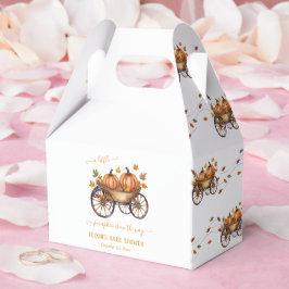 Caixinha De Lembrancinhas Um Pouco De Abóbora Chá de fraldas Sexo Neutro