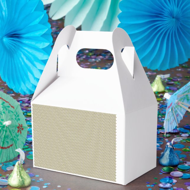 Caixinha De Lembrancinhas Um tapete retangular com padrão geométrico intrinc (Festa)