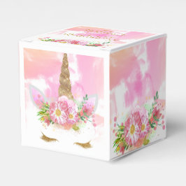 Caixinha De Lembrancinhas Unicorn Face Favor Bag