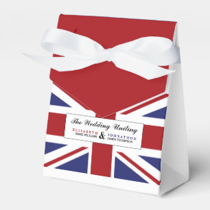 Caixinha De Lembrancinhas Union Jack Flag British Wedding