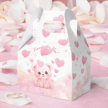Ursinhos de Aniversário Rosa Pastel Fofos