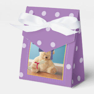 Caixinha De Lembrancinhas Urso de Teddy para Graduação no Jardim do Infân