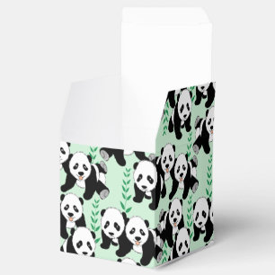 Caixinha De Lembrancinhas Ursos de panda gráficos
