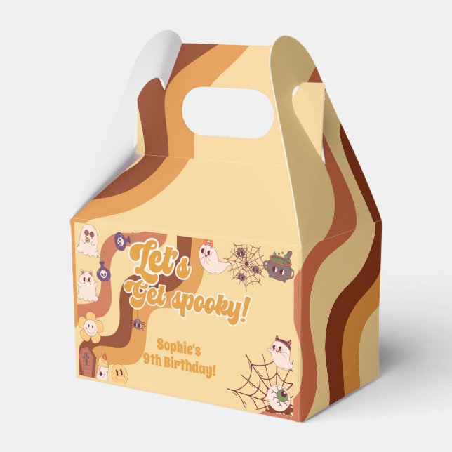 Caixinha De Lembrancinhas Vamos fica assustado com o aniversário de criança  (Frente)