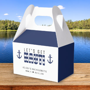 Caixinha De Lembrancinhas Vamos Obter Festa de solteira Nauti