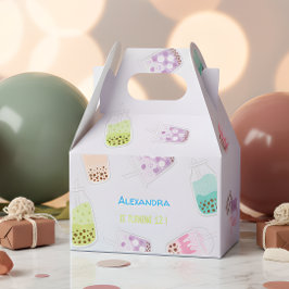 Caixinha De Lembrancinhas Vamos par tea bobba aniversário