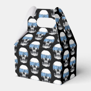 Caixinha De Lembrancinhas Vamos Rock Skull