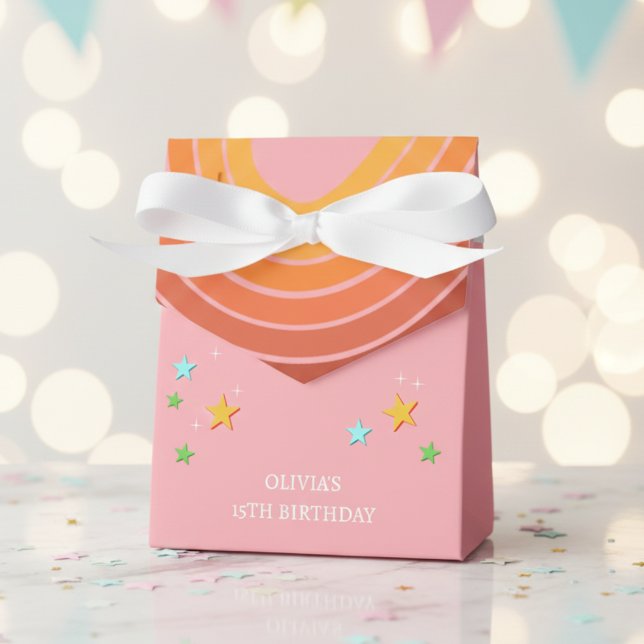 Caixinha De Lembrancinhas Vamos rolo skate retrógrado arco-íris (Criador carregado)