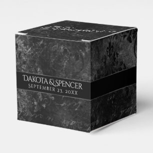 Caixinha De Lembrancinhas Velvety Onyx Damask Vampiro Negro Grunge Barroco