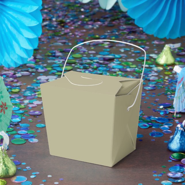 Caixinha De Lembrancinhas Verde Musgo (Festa)