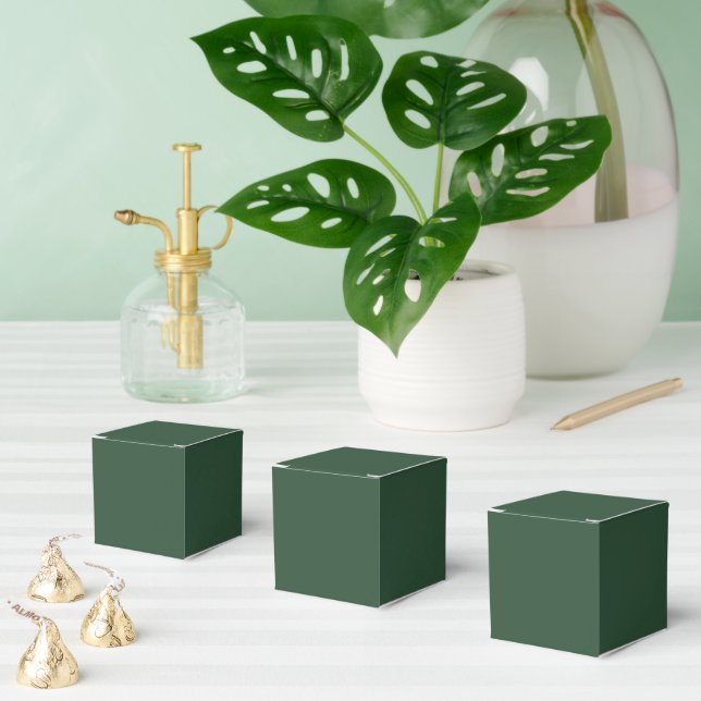 Caixinha De Lembrancinhas Verde Pinheiro (Múltiplo)