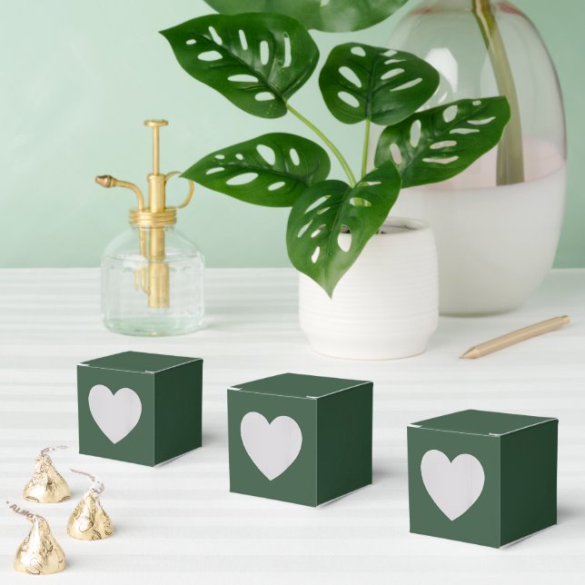 Caixinha De Lembrancinhas Verde Pinheiro (Múltiplo)