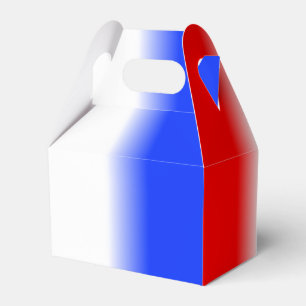 Caixinha De Lembrancinhas Vermelho Branco e Azul