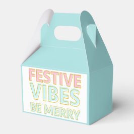 Caixinha De Lembrancinhas Víblias Festivas Coloridas Modernas Sejam Felizes