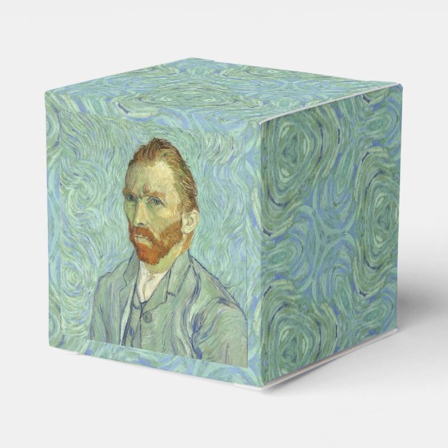 Caixinha De Lembrancinhas Vincent Van Gogh autorretrato de pintura de arte f (Verso)