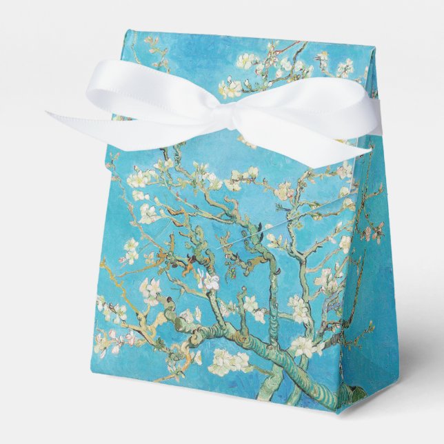 Caixinha De Lembrancinhas Vincent van Gogh - Flor de Amendoeira (Frente)