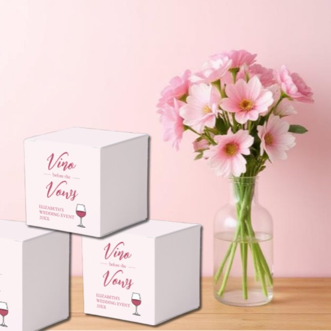 Caixinha De Lembrancinhas Vino Antes dos Votos Festa de Noivado/Despedida de (Criador carregado)